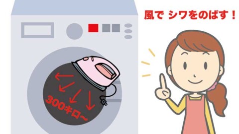 ドラム式洗濯機 日立の風アイロン